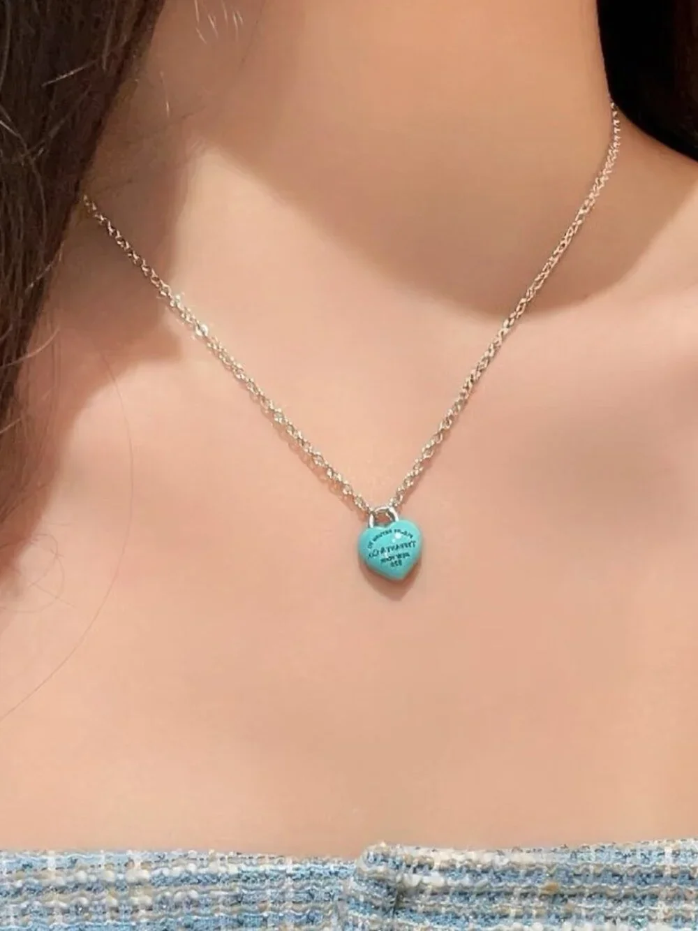 Tiffany & Co. Return to Tiffany Heart Tag Pendant Necklace